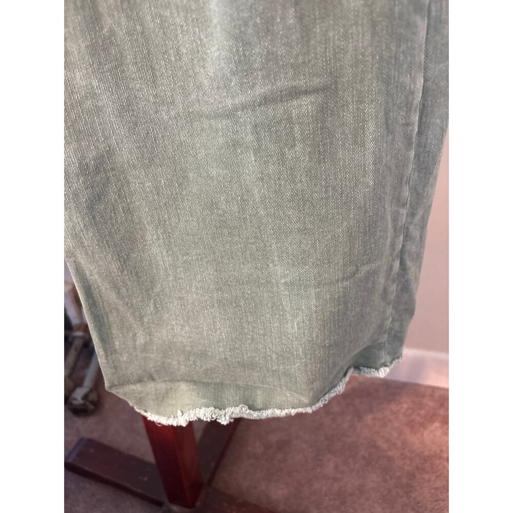 Vervet by Flying Monkey Green Cargo Jeans Sz 31 - Picture 4 of 9